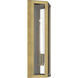Berens 1 Light 16 inch Natural Brass Outdoor Wall Light