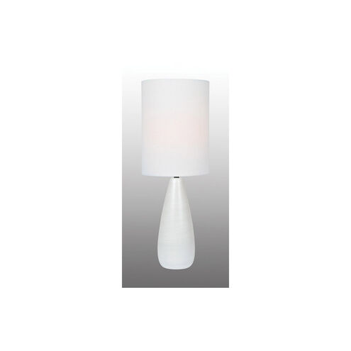 Quatro 26 inch 60.00 watt Brushed White Table Lamp Portable Light