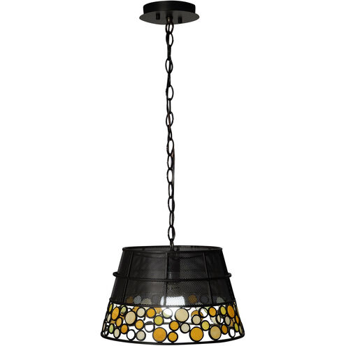 Evelyn 1 Light 14 inch Antique Bronze Mini Pendant Ceiling Light