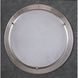Ewok 2 Light 14 inch Satin Pewter with White Flush Mount Ceiling Light