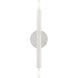 Monaco 2 Light 5 inch Brushed Nickel ADA ADA Sconce Wall Light