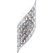 Chique 4 Light 7 inch Chrome Wall Light