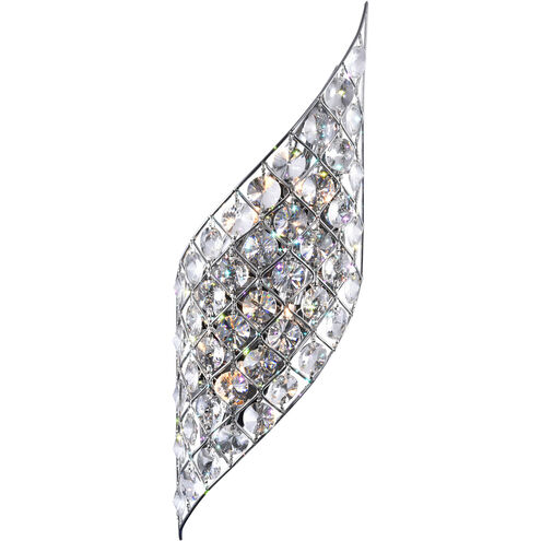 Chique 4 Light 7 inch Chrome Wall Light