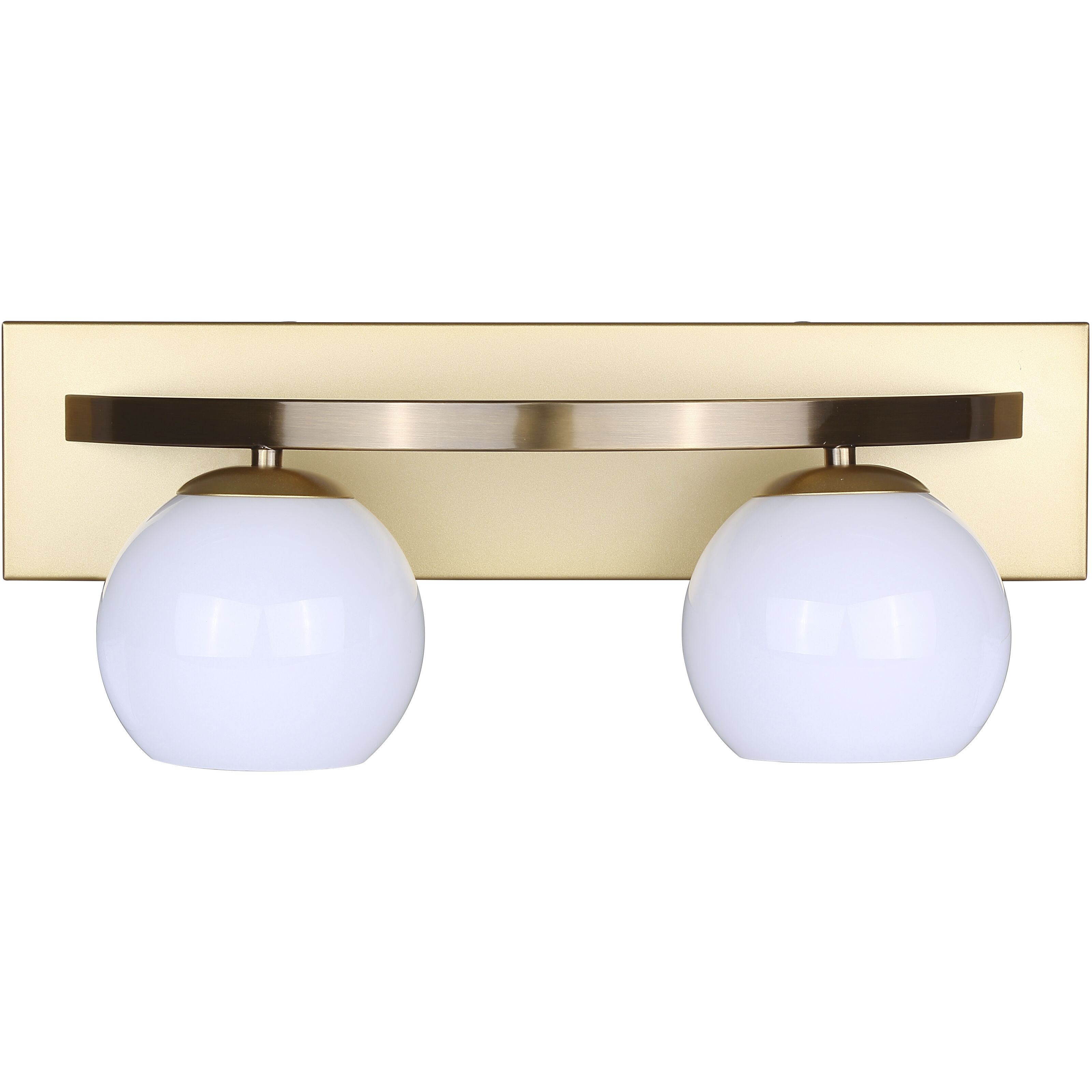Monroe 2 Light 18 inch Gold Vanity Light Wall Light