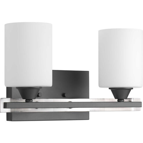 Dart 2 Light 14.25 inch Graphite Bath Vanity Wall Light