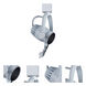 Signature 1 Light 120V White Track Fixture Ceiling Light