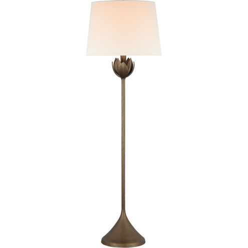 Julie Neill Alberto 60 inch 100.00 watt Antique Bronze Leaf Floor Lamp Portable Light, Large