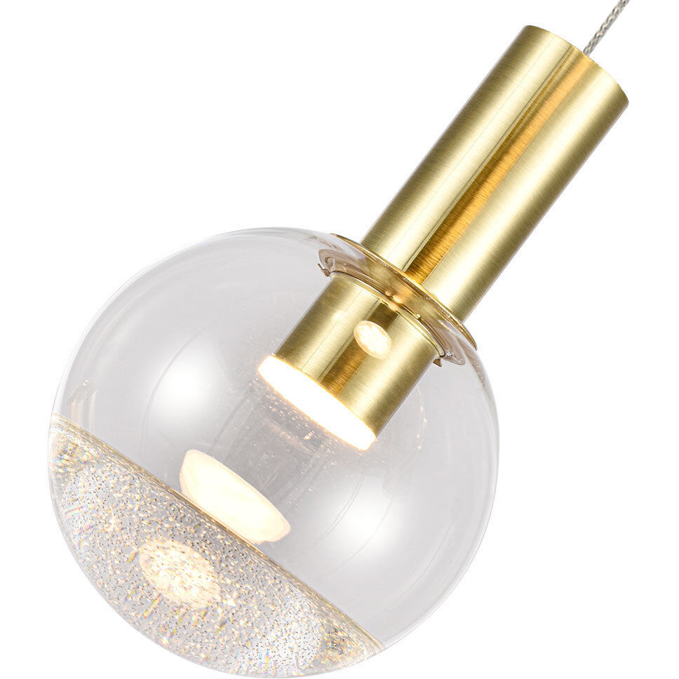 Artisan Collection/SIENNA Series 5 Light 9.5 inch Brass Pendant/Chandelier Ceiling Light