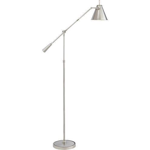 Thomas O'Brien Goodman 44.75 inch 12.00 watt Polished Nickel Floor Lamp Portable Light