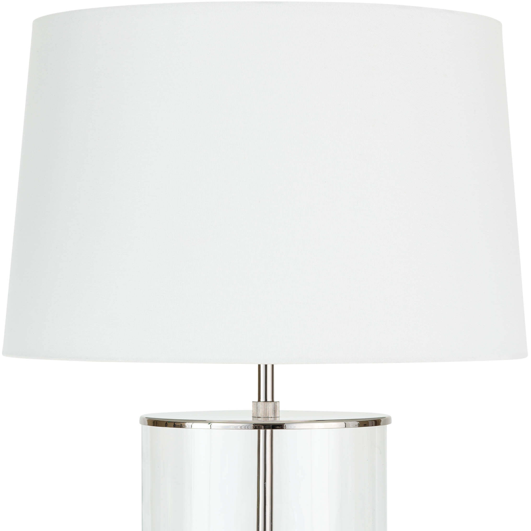 Magelian 32 inch 150.00 watt Polished Nickel Table Lamp Portable Light
