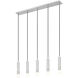 Stari Linear Chandelier Ceiling Light in Brushed Nickel