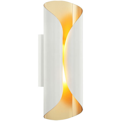 Ripcurl 2 Light 4.75 inch White Wall Sconce Wall Light