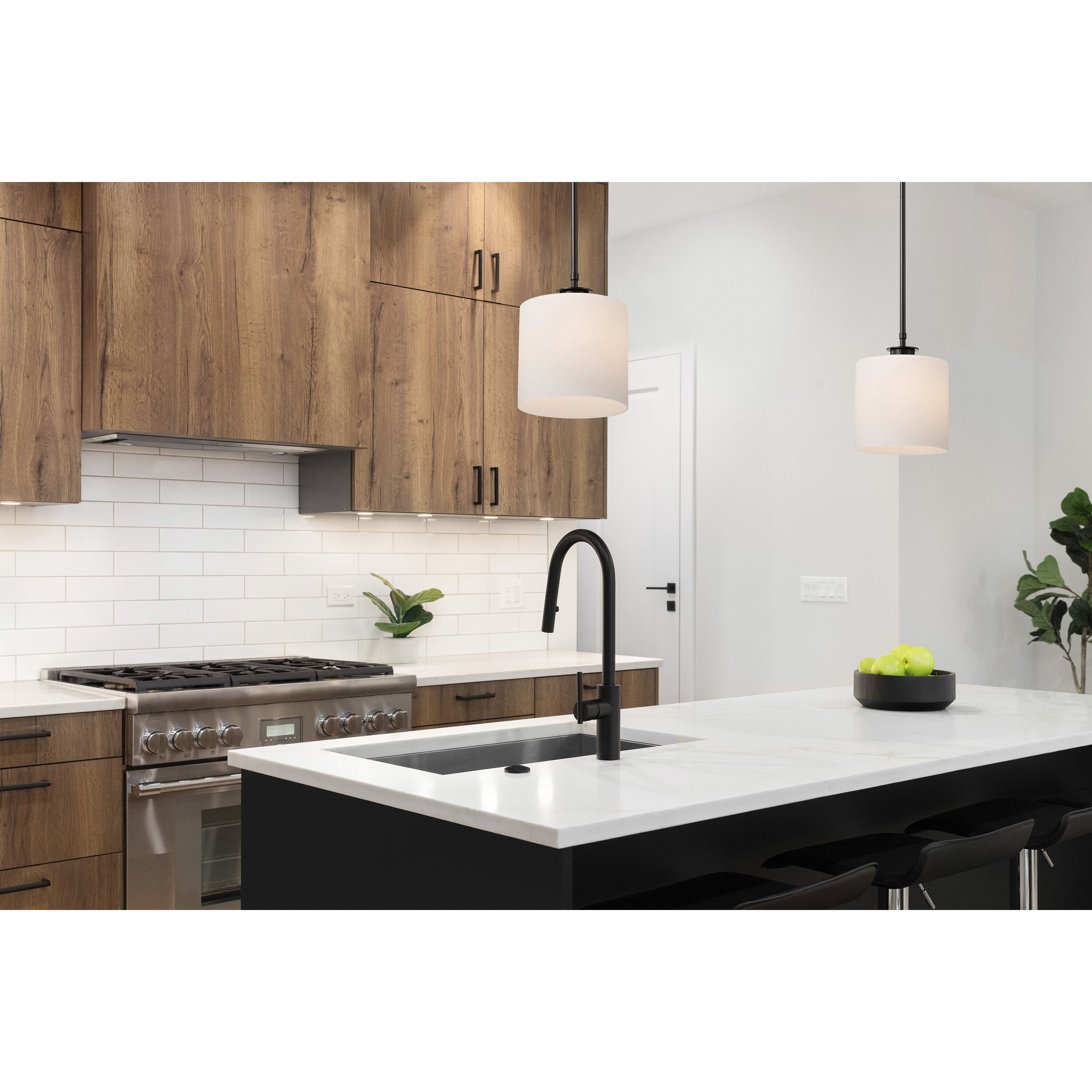 Warren 8 inch Gun Metal Pendant Ceiling Light