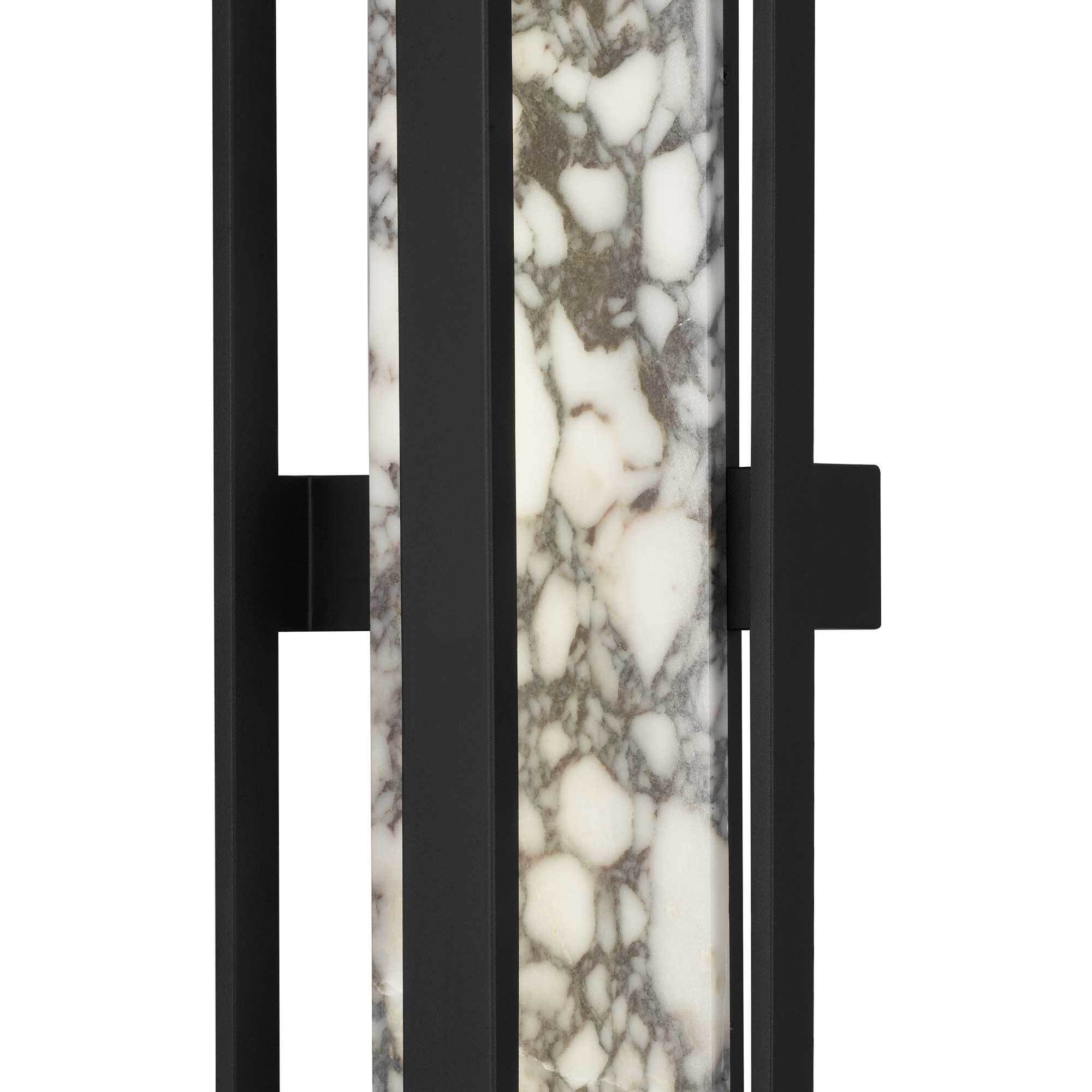 Roundabout LED 34 inch Sand Black Outdoor Wall Sconce