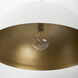 Juniper 24 inch White Pendant Light Ceiling Light