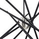 Soho 16 Light 50 inch Black Foyer Chandelier Ceiling Light