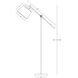 Real Simple 42.5 inch 100.00 watt Gunmetal Powder Coat Floor Lamp Portable Light