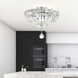 Stefania 3 Light 12 inch Chrome Bowl Flush Mount Ceiling Light