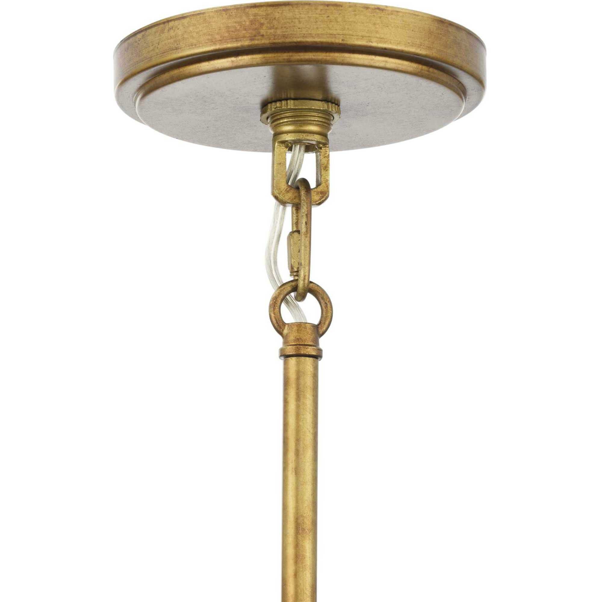 Laurel 6 Light 28 inch Gold Ombre Chandelier Ceiling Light, Design Series