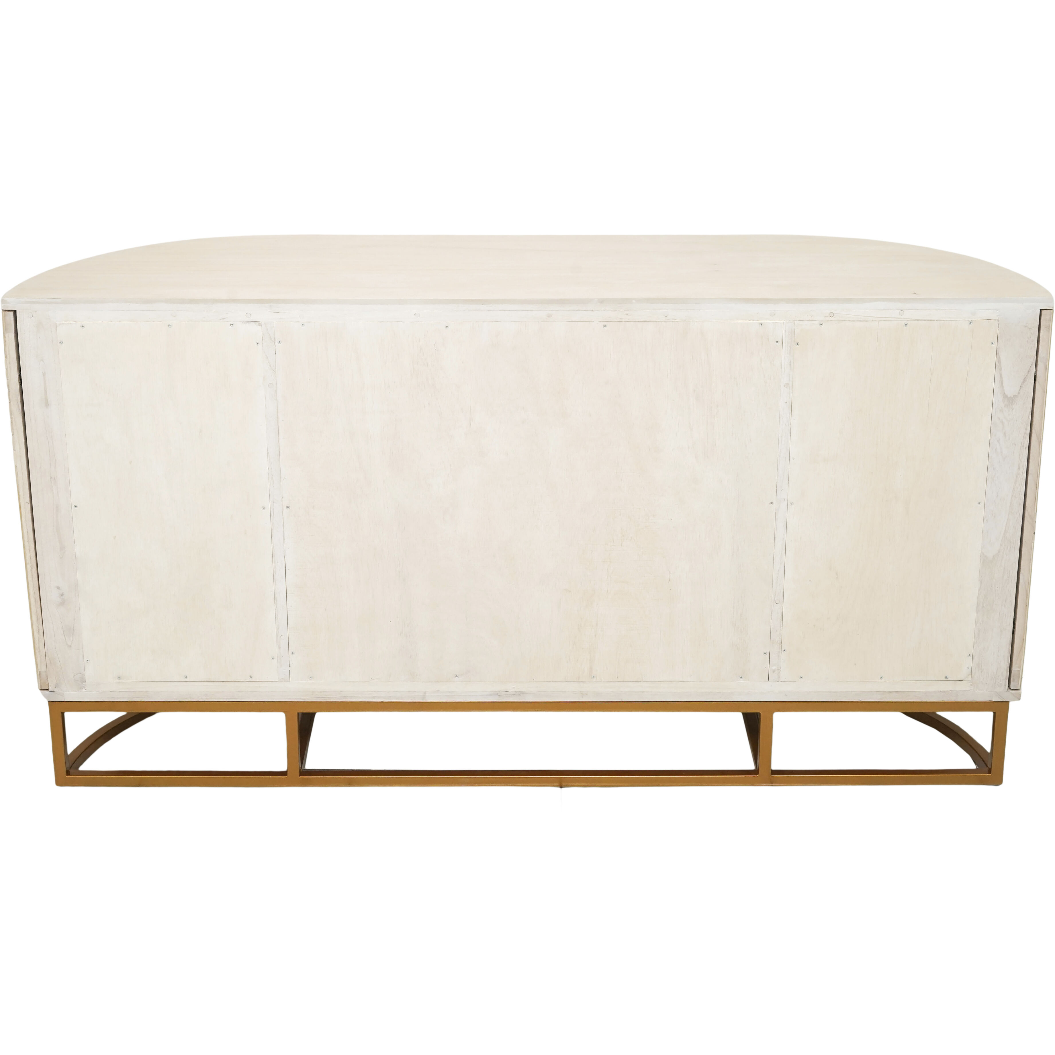 Sconset Natural with White Ash and Brass Credenza