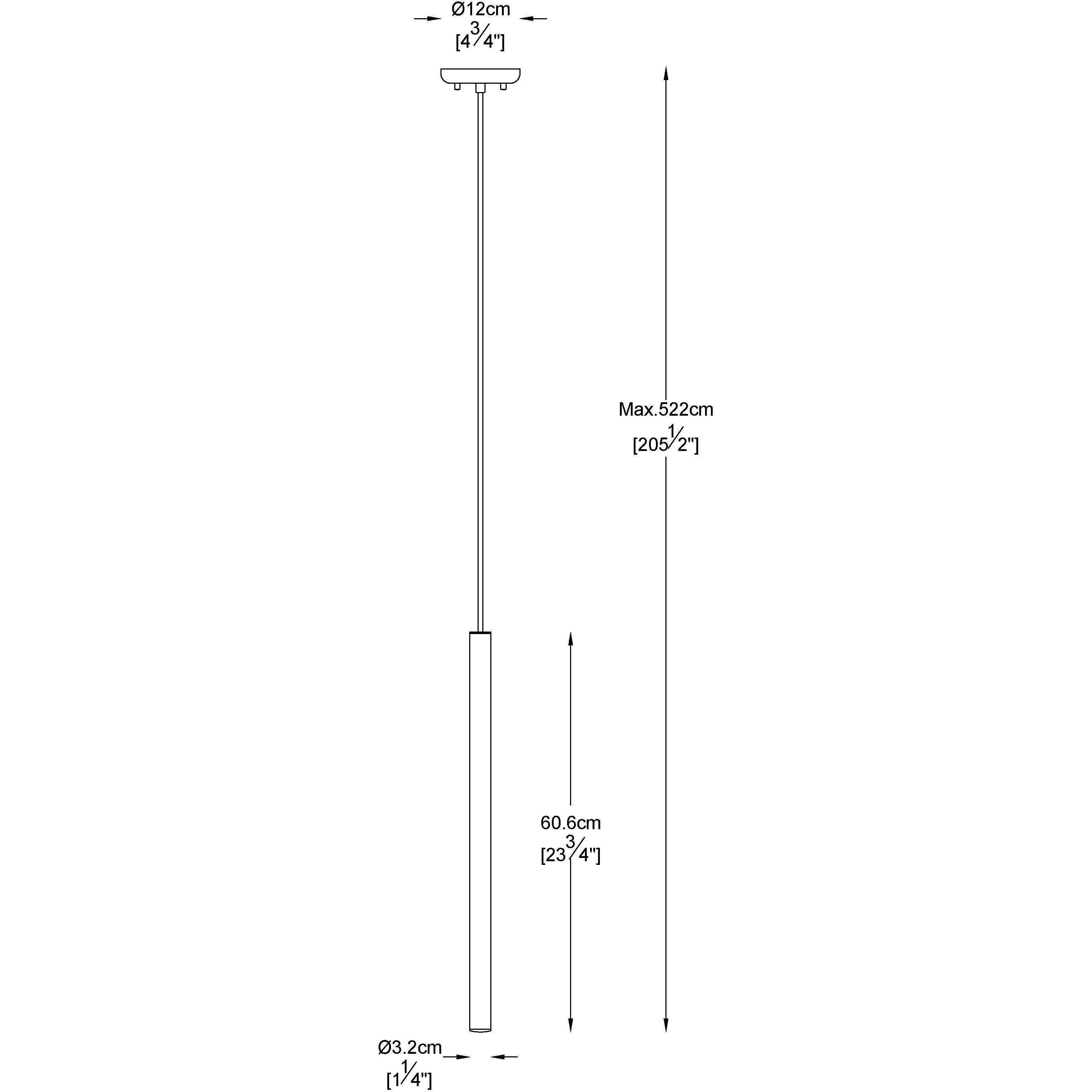 Forest LED 4.75 inch Modern Gold Pendant Ceiling Light