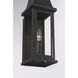 Talburn 1 Light 16.25 inch Sand Coal Black Outdoor Wall Lantern