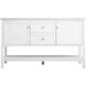 Heath 60 X 21.5 X 35 inch White Vanity Sink Set