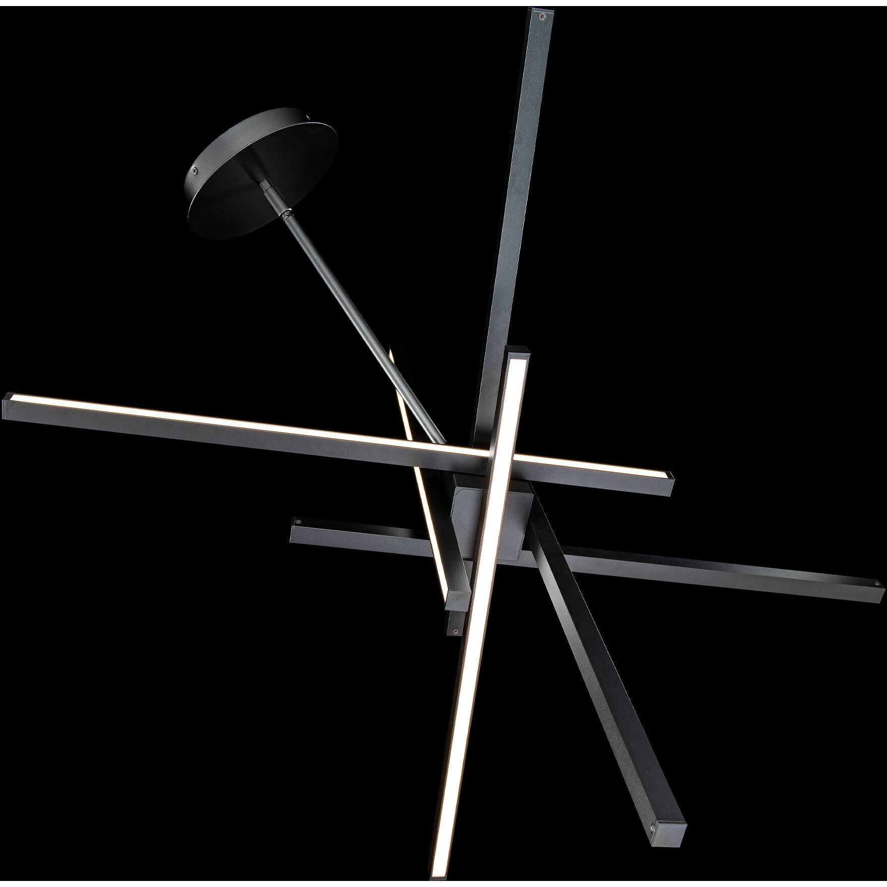 Parallax LED 28.75 inch Black Pendant Ceiling Light, dweLED