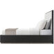 Spencer St. James Onyx US King Bed, Wooden, Upholstered
