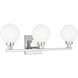 Sean Lavin Clybourn 3 Light 21.63 inch Chrome Bath Vanity Wall Light