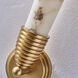 Gypsum Wall Sconce Wall Light in True Brass