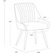 Chardon Nono Tapenade Gold Dining Chair