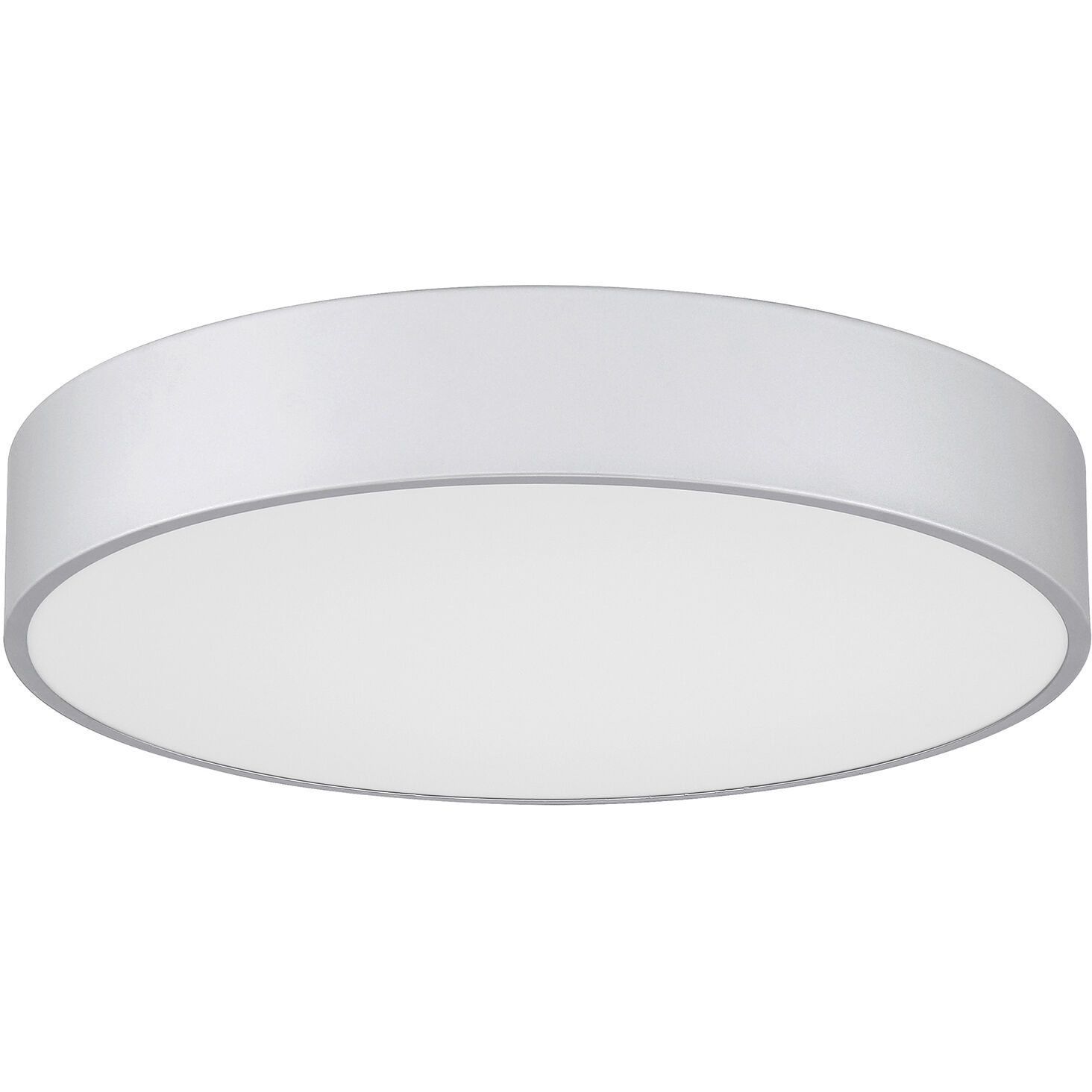 Como LED 13.75 inch Satin and White Flush Mount Ceiling Light
