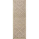 Brighton 96 X 30 inch Gray and Neutral Runner, Viscose