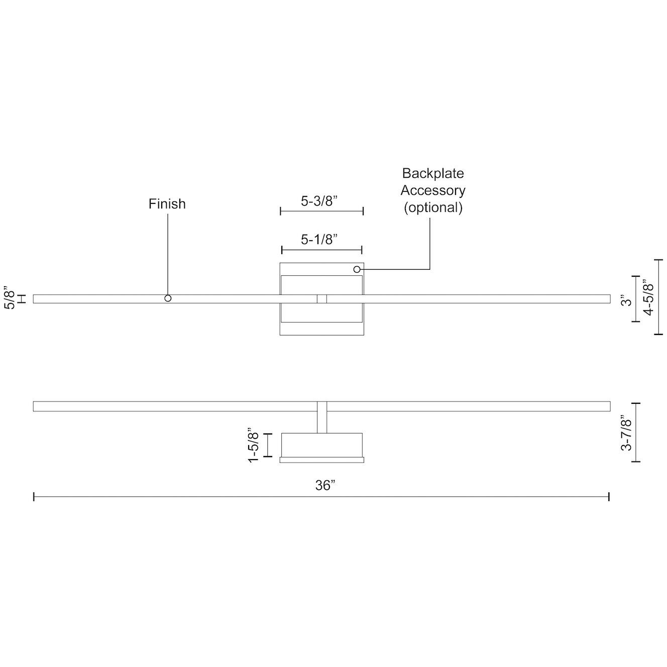 Pandora Wall Sconce Wall Light in White