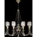 Eaton Place 8 Light 43 inch Silver Chandelier Ceiling Light