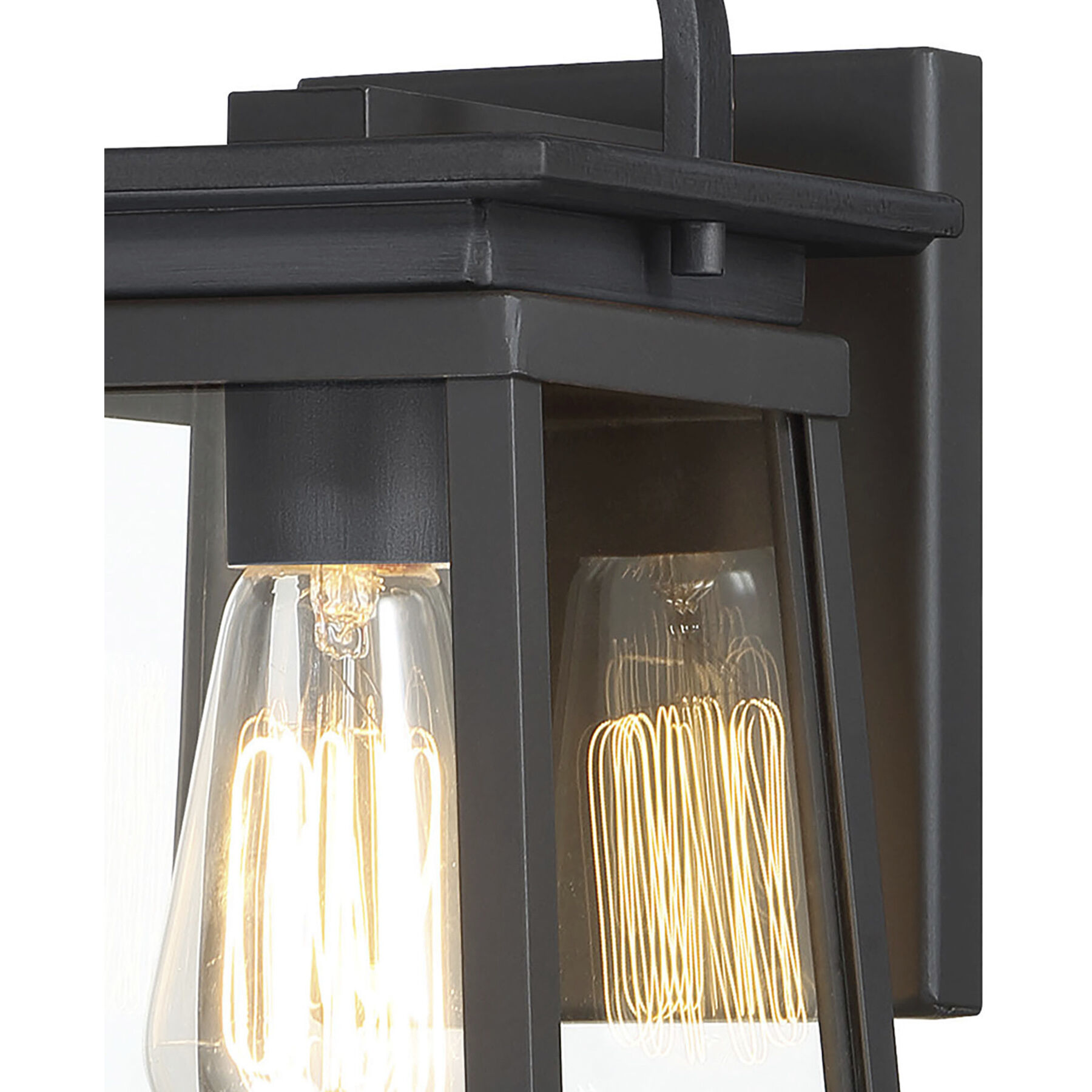 Great Outdoors Isla Vista 1 Light 11 inch Coal Outdoor Wall Mount