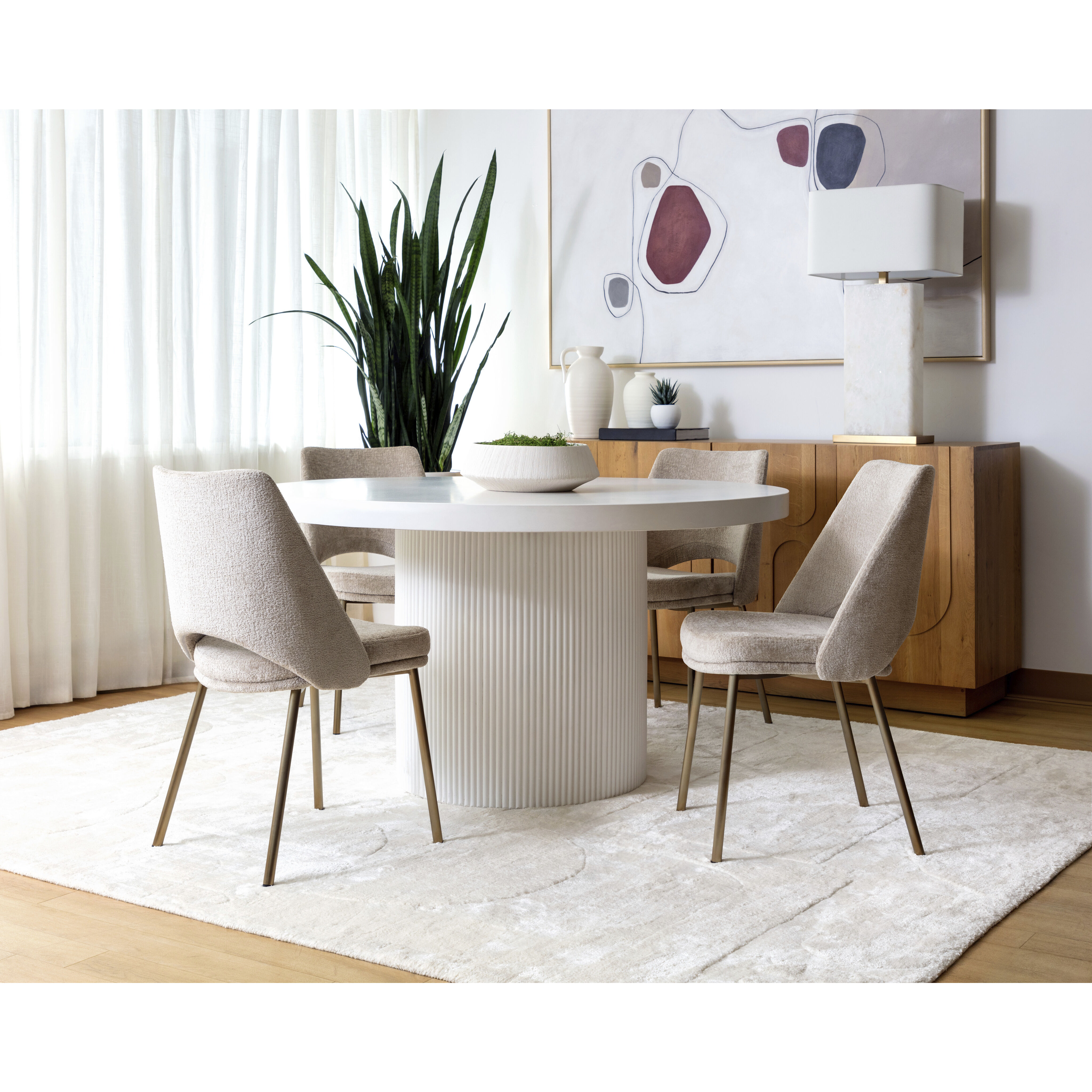 Radella Bergen Taupe Dining Chair, Set Of 2