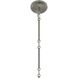 Pilar 9 Light 40 inch Brushed Nickel Chandelier Ceiling Light