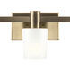 Adani 3 Light 24 inch Champagne Bronze Bath Bracket Wall Light, 3 Arm