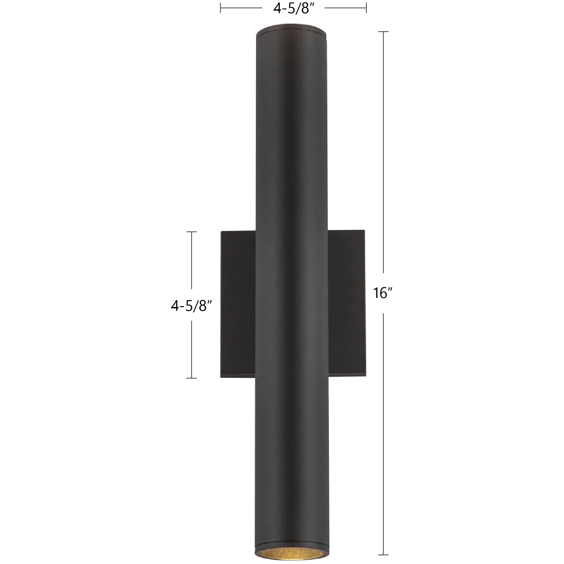 Lorna Wall Sconce Up/Down Light Wall Light in Black