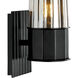 Icycle Sconce Wall Light in Matte Black