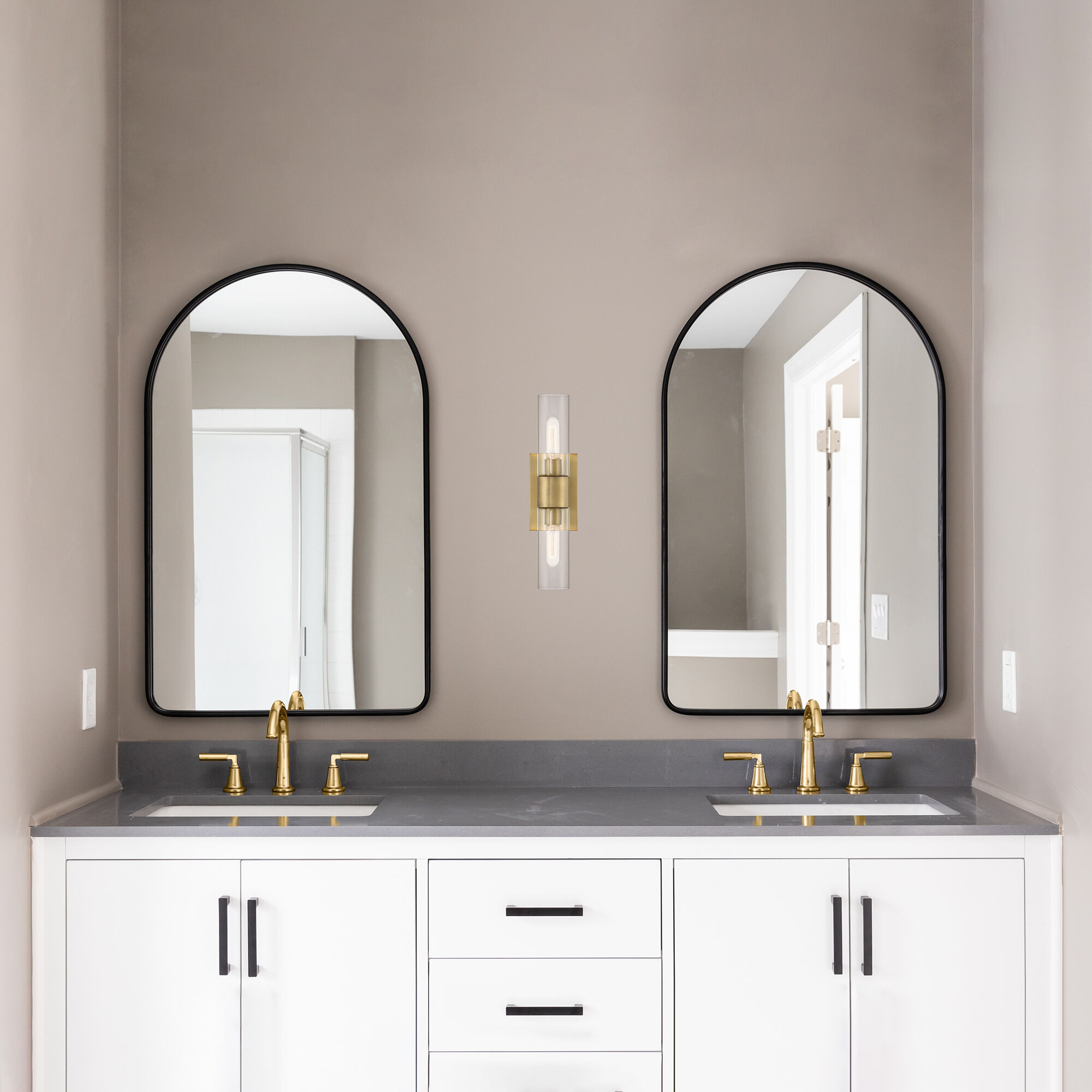 Anton 2 Light 4.5 inch Old Satin Brass Wall Sconce Wall Light