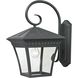 Ridgewood 1 Light 18 inch Matte Textured Black Outdoor Wall Sconce, Large