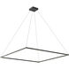 Piazza LED 59 inch Black Pendant Ceiling Light