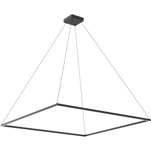 Piazza LED 59 inch Black Pendant Ceiling Light
