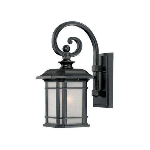 Somerset 1 Light 14 inch Matte Black Exterior Wall Mount