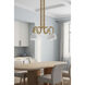 Cordon 4 Light 40 inch Legacy Brass Pendant Ceiling Light