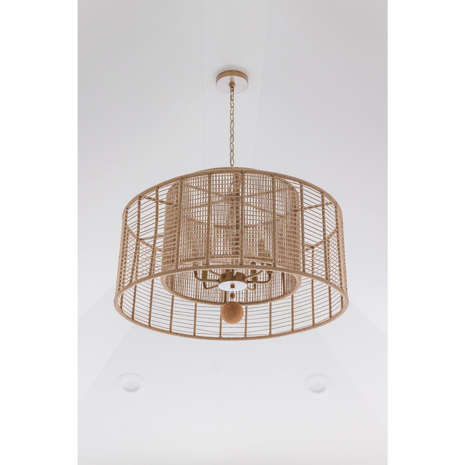 Jayna 8 Light 31.25 inch Burnished Silver Chandelier Ceiling Light