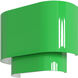 Springview 1 Light 11 inch Shiny Apple Green ADA Wall Sconce Wall Light
